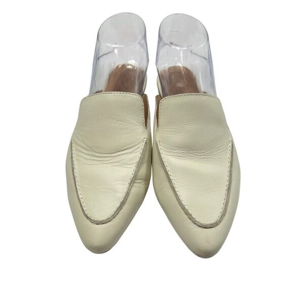 Madewell Frances Skimmer Mule Cream Size 8 - Picture 5 of 11